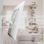 Кронштейн Holder LCD-5520-W белый '32”-55” (81-140 см), фото6