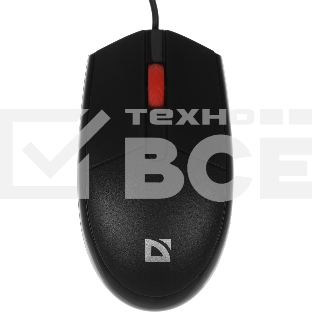 Мышь проводная Defender Delta MM-523 черный, 1000 dpi, USB, кнопки - 3