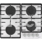 Газовая варочная панель Gorenje GT642AXW, 4 конфорки, закаленное стекло, белый, фото 1
