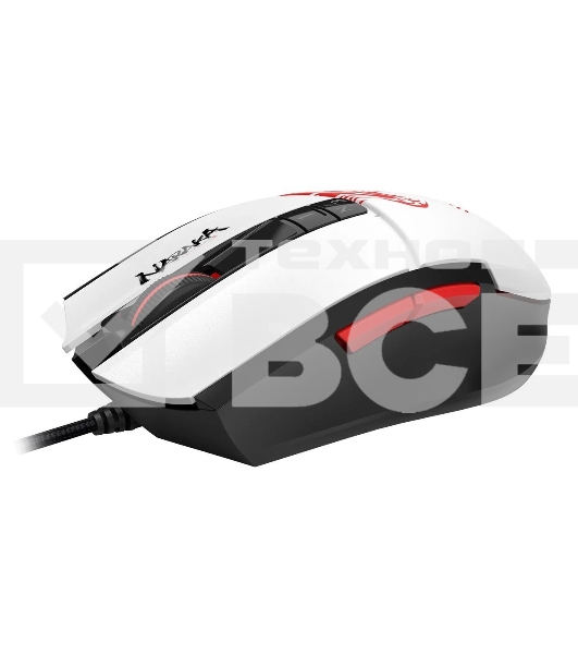 Мышь проводная A4Tech Bloody L65 Max белый, 12000 dpi, USB, кнопки - 7