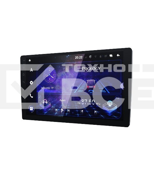 Автомагнитола Prology MPA-235 DSP, 2 DIN, 10.1', Android 10, Bluetooth, USB Type-A, AUX, GPS