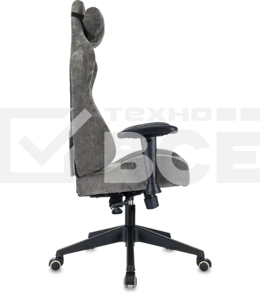 Кресло игровое Zombie 51 серый Light-19 крестов. металл