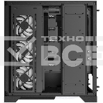 Компьютерный корпус XPG INVADER X BLACK (INVADERXMT-BKCWW) Mid-Tower Gaming ATX PC Case with Panoramic View, Tempered Glass Panels, and RGB Lighting Black, фото5