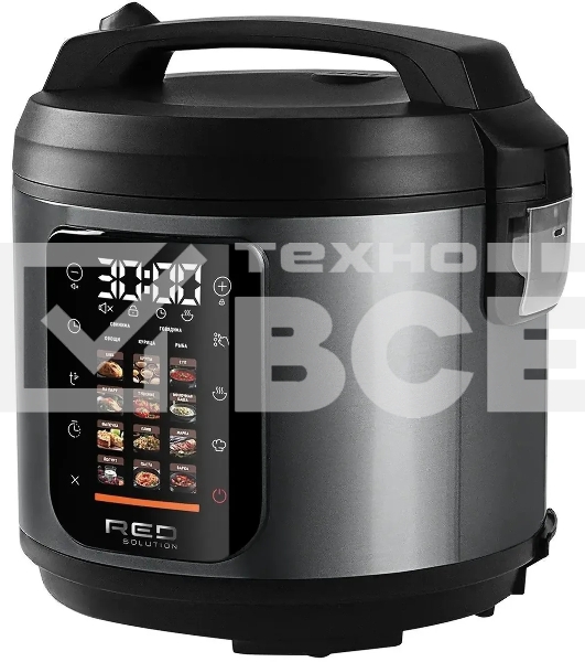 Мультиварка Red Solution M4100 5л 860Вт черный/стальной