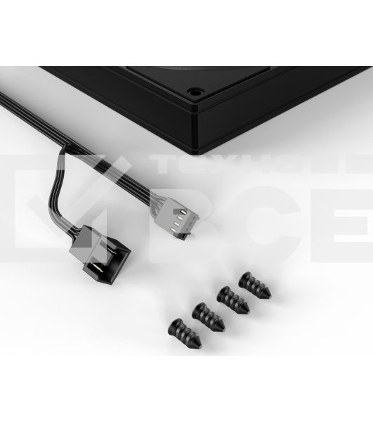 Вентилятор для корпуса ID-Cooling AS-140-K черный, 140 мм, 1800 об/мин, 24.9 дБ, 4 pin