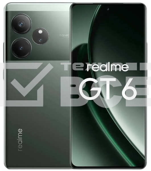 Смартфон Realme GT6 5G, 16/512Gb, зеленый