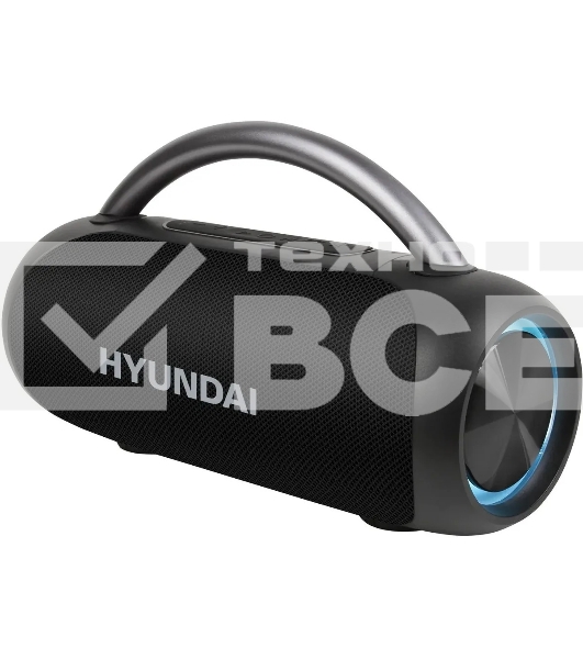 Колонка портативная Hyundai H-PS1026 черный 40W 2.0 BT 10м 1800mAh