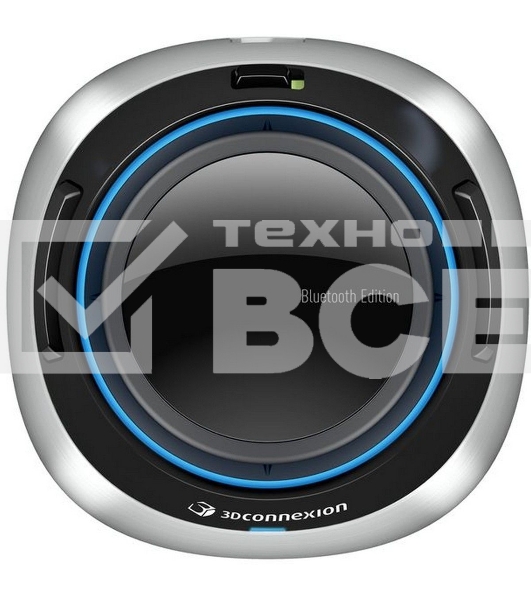 Мышь беспроводная 3DConnexion SpaceMouse Wireless (3DX-700115) черный/серебристый, радиоканал, Bluetooth, USB, кнопки - 2