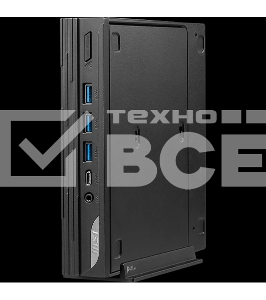 Неттоп MSI Pro DP10 12M-256RU, черный, i5 1235U/ 8GB/SSD 512GB/ Iris Xe/ Win 11 Pro