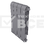 Радиатор Royal Thermo Infinity 500 Silver Satin VR80 - 4 секц., фото 1