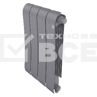 Радиатор Royal Thermo Infinity 500 Silver Satin VR80 - 4 секц.