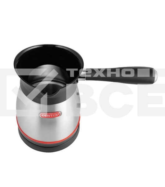 Кофеварка-турка электрическая Centek CT-1080 SS металл, исп. кофе - молотый, 0.5 л, 480 Вт
