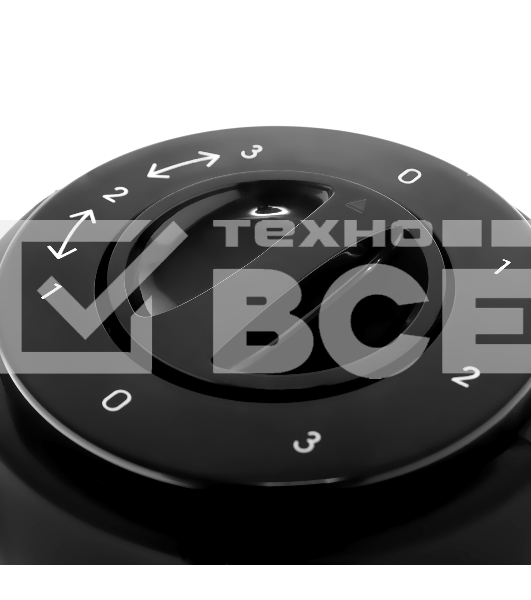 Колонный вентилятор BRAYER BR4952BK, механич.упр., вращение 90°, мощность 50Вт, защита от перегрева