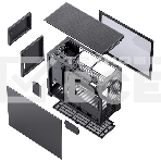 Корпус компьютерный JONSBO D31 STD, Mini-Tower, TG, no fan, 1xUSB-A 3.2 + 1xUSB-C 3.2, mATX, mDTX, mITX Black, фото2