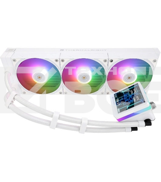 Система водяного охлаждения Thermalright Grand Vision 360 ARGB Soc-AM5/AM4/1151/1200/2066/2011/1700 белый 4-pin 29.6dB Al LCD Ret (G-VISION-360-WH-ARGB)