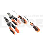 Набор инструментов Patriot 4 в 1 SPS-4: отвертки SL6*100, PH2*100, пассатижи 180мм, кусачки 160мм, фото2