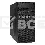 Компьютерный корпус Minitower ExeGate BAA-109U2-UNS350 (mATX, БП UNS350 с вент. 12см, 2*USB+2*USB 3.0, аудио, черный), фото 1