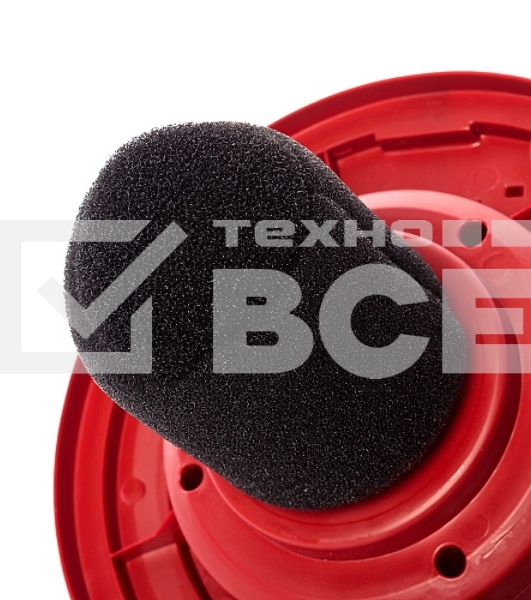 Строительный пылесос RedVerg RD-VC1000-15P 1200Вт (уборка: сухая/сбор воды) черный