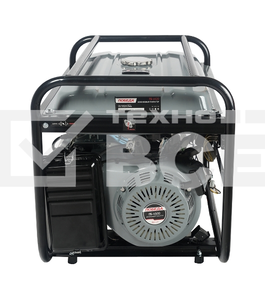 Электрогенератор бензиновый Победа ГБ 6500, 5.5 кВт, 78 дБ, 65 кг