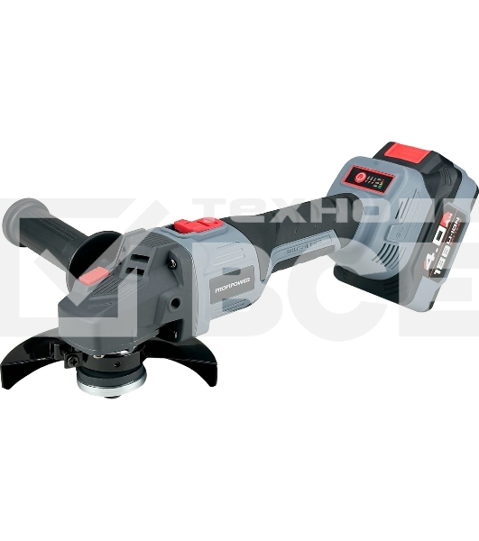 Угловая шлифовальная машина (УШМ) бесщеточная ProfiPower MKDGA-18V (Li-ion-2шт, 4.0А·ч, 125 мм, 0-9000 об/мин, З/У, в кейсе)