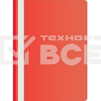 Папка-скоросшиватель Silwerhof Eco A4 прозрач.верх.лист пластик красный, фото 1