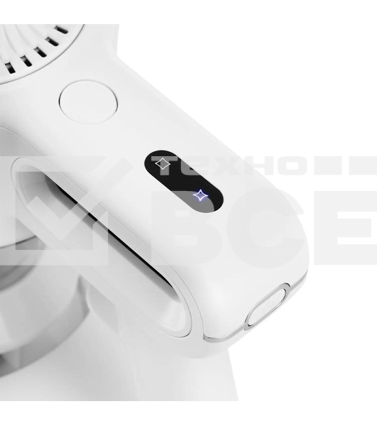 Пылесос вертикальный Kitfort КТ-5117 белый, питание от аккумулятора,  50 Вт, уборка сухая, пылесборник 0,5 л