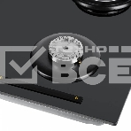 Газовая варочная панель Maunfeld EGHG.64.6CB/G, 4 конфорки, закаленное стекло, черный, фото7