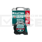 Рулетка с ударостойким обрезиненным корпусом KRAFTOOL X-Drive 5м / 19мм, фото10