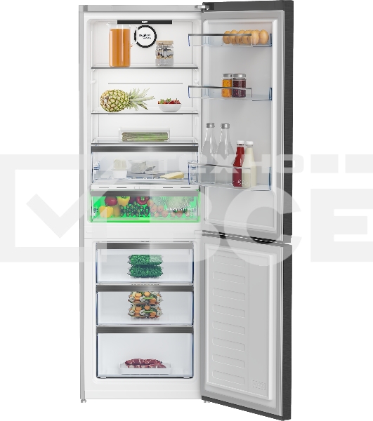 Холодильник Beko B5RCNK363ZXBR антрацит двухкамерный 220/100л морозилка снизу Total No Frost