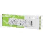 Клавиатура Acer OKW123 проводная, USB, белый, фото2