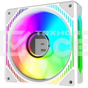 Вентилятор для корпуса Alseye Mirror-W-P белый, 120 мм, 2000 об/мин, 35.2 дБ, 4 pin