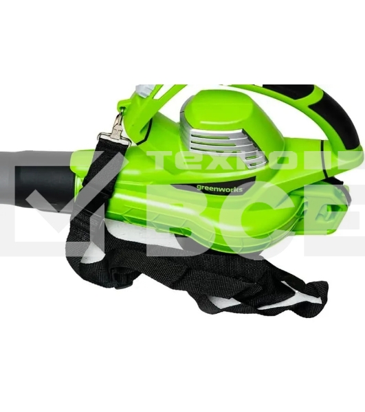 Воздуходувка-пылесос садовый электрический Greenworks BL3000, 220 В, 3000 Вт [2406507]