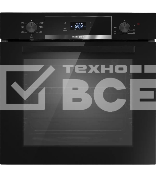 Духовой шкаф электрический Weissgauff EOV 29 PDB Black Edition черный