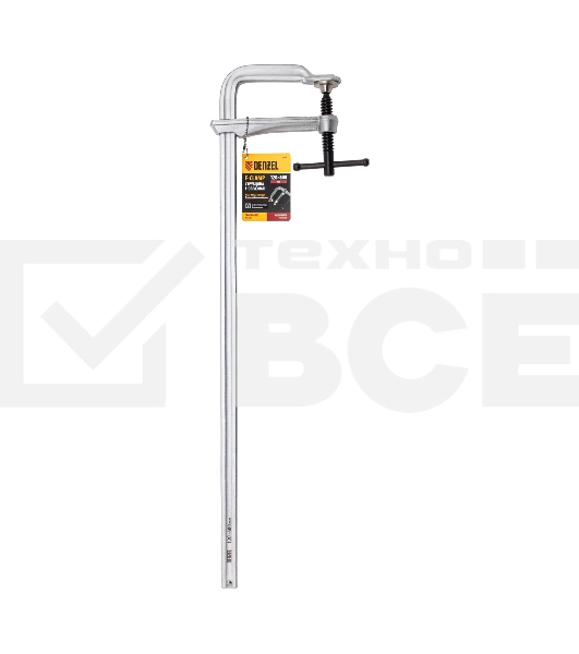 Струбцина Denzel F-образная, 120x600 мм, кованая