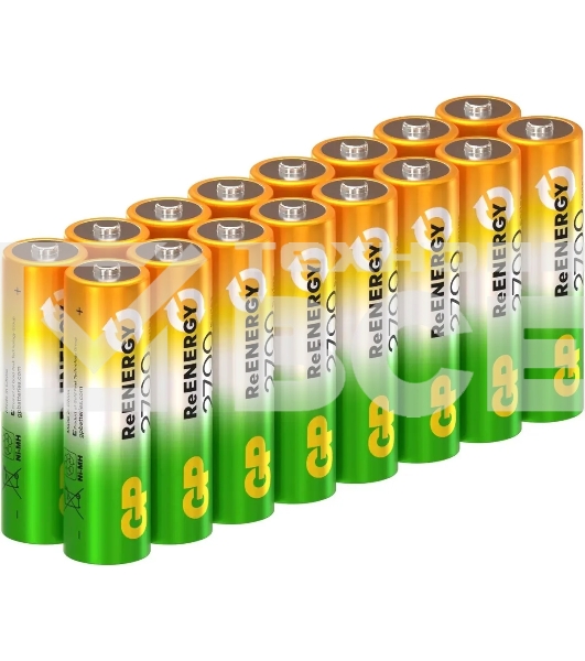 Аккумулятор GP 270AAHCRGY AA NiMH 2700mAh (16шт) спайка