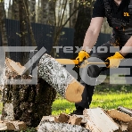 Колун-кувалда Denzel 3000 г, кованая, фибергласовая рукоятка c TPR покрытием, 880 мм, фото7