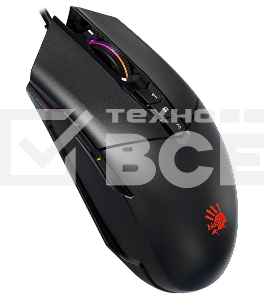 Мышь проводная A4Tech Bloody P91 Pro черный, 16000 dpi, USB, кнопки - 8