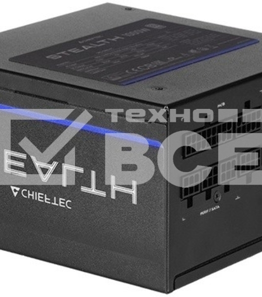 Блок питания Chieftec Stealth SPX-1000-FC (ATX 3.1, 1000W, 80 PLUS PLATINUM, Active PFC, 135mm fan, Gen5 PCIe, Full Cable Management) Retail
