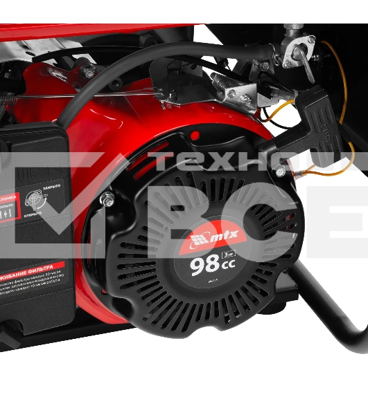 Генератор бензиновый MTX RS-1500, 1,1 кВт, 230В, ручной стартер