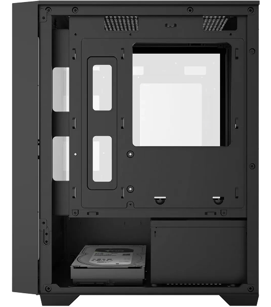 Корпус Bloody CC-124-BK, Mini-Tower, чёрный