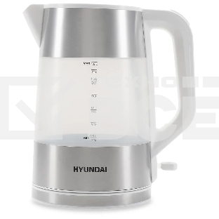Чайник электрический Hyundai HYK-P4025 2л. 2200Вт белый (корпус: пластик)