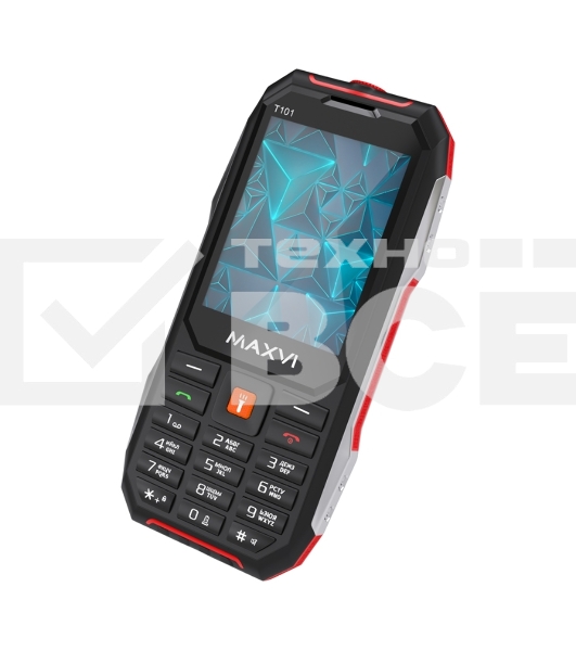 Мобильный телефон Maxvi T101 красный