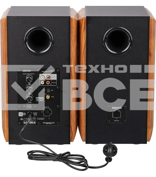 Акустическая система Edifier S1000MKII Brown (2.0,Bluetooth 5.0,ДУ,2x 25 Вт (ВЧ), 2x 35 Вт (СЧ/НЧ)