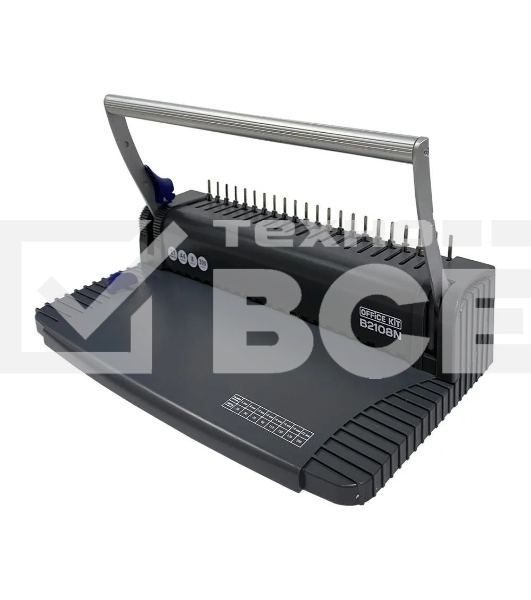 Переплетчик Office Kit B2108N A4/перф.8л.сшив/макс.200л./пластик.пруж. (6-22мм)