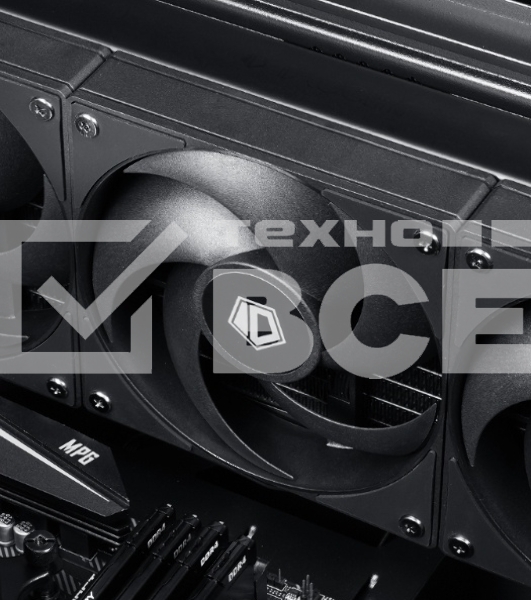 Вентилятор для корпуса ID-Cooling AS-140-K черный, 140 мм, 1800 об/мин, 24.9 дБ, 4 pin