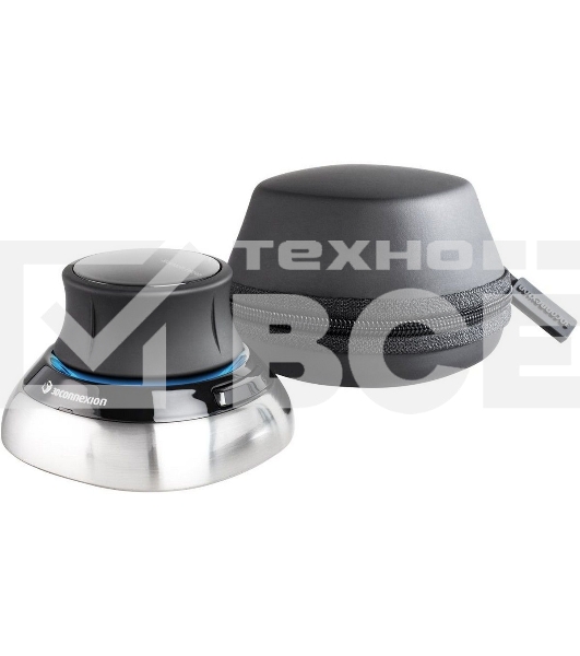 Мышь беспроводная 3DConnexion SpaceMouse Wireless (3DX-700115) черный/серебристый, радиоканал, Bluetooth, USB, кнопки - 2