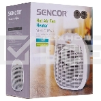 Тепловентилятор Sencor SFH 7017WH, белый, 2000 Вт, 20 м2, термостат, фото4