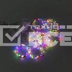 Гирлянда светодиодный занавес из росы Neon-Night 315-889 3х3м 300 LED IP20 USB + пульт управления с крючками для крепления мультиколор, фото5