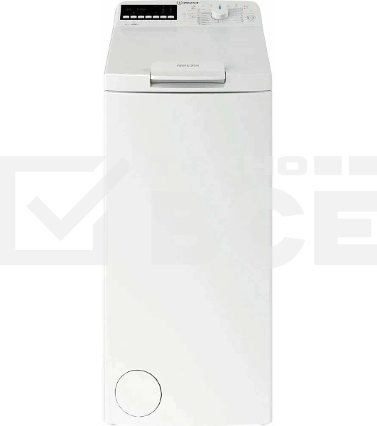 Стиральная машина Indesit BTWB 7220P EU N белый, загрузка вертикальная 7 кг, 1200 об/мин., класс: А