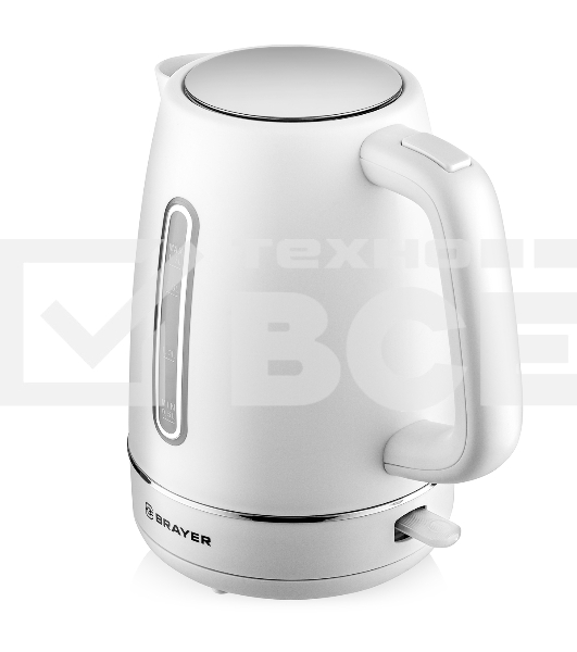 Чайник BRAYER BR6103WH 2200Вт, 1.7л, белый